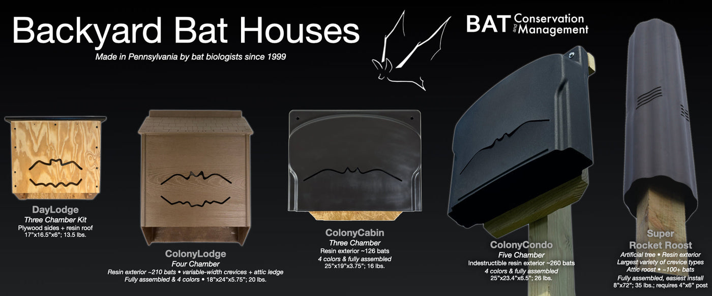 Backyard Bat Houses - Nursery Bat Houses - Rocket Boxes