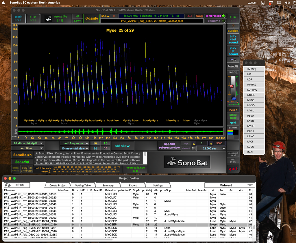 Bat Acoustic Workflow & Eastern Call ID Workshop - Carlisle, PA & Online September 30-October 2, 2025