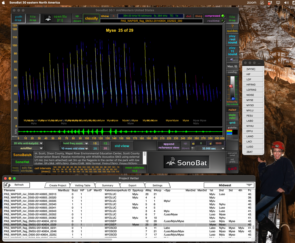 Bat Acoustic Workflow & Eastern Call ID Workshop - Carlisle, PA & Online May 14-16, 2024