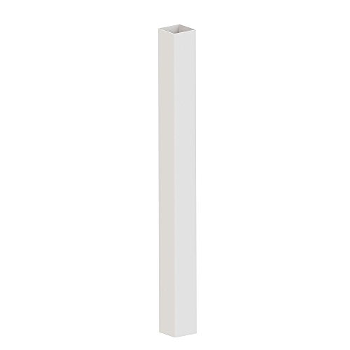 YardSmart 61109088 4X4X45 Traditional Post Jacket White Vinyl Railing, 4" x 4" x 45"