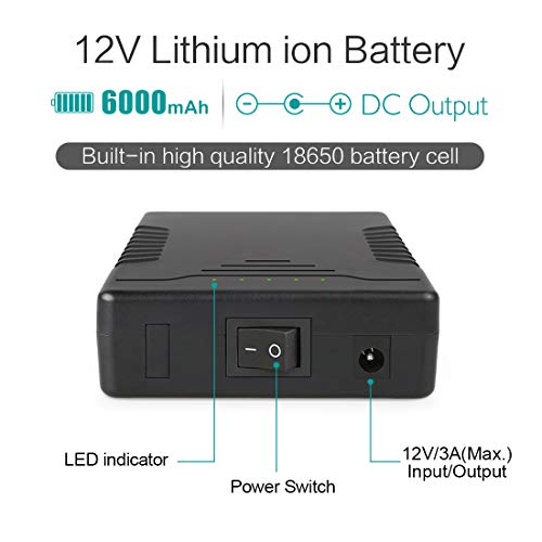 6000mAh 40 Volt Max Lithium Battery Replacement for Black and
