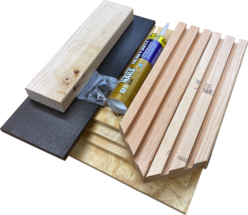 Buffalo Bat Habitat DayLodge - Build Your Own Bat House Kit