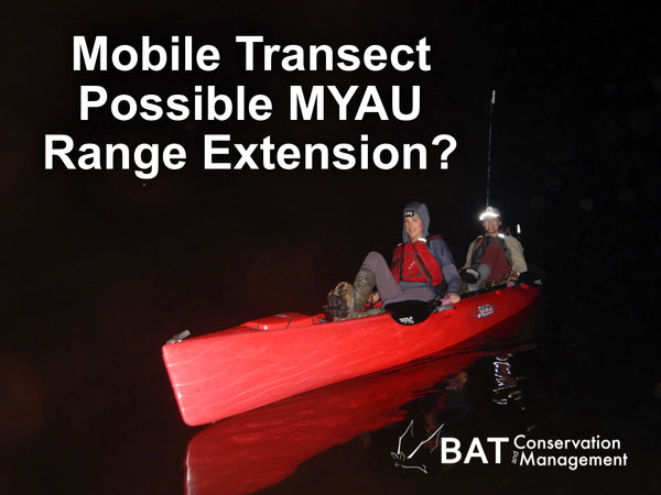 Mobile Transect Reveal Slight MYAU Range Extension in Florida