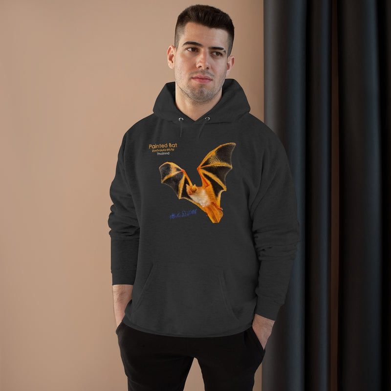 Painted Bat - Unisex French Terry Hoodie
