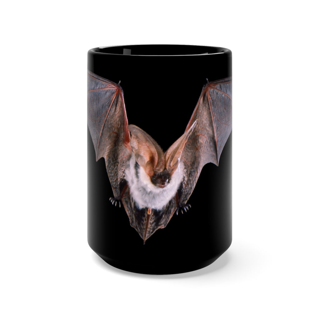 Spotted Bat Black Mug 15oz