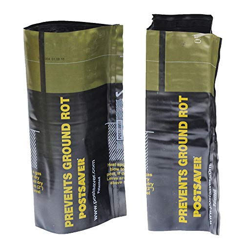 POSTSAVER Rot Protection Sleeve | for (5.5” x 5.5”) or (7” Dia) Posts | Protect Wood Posts from Ground-Line Rot | 1 Piece (SKU-9)