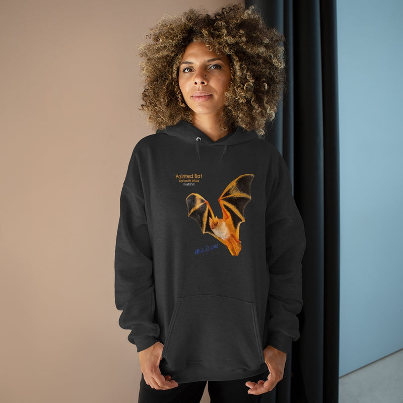 Painted Bat - Unisex French Terry Hoodie