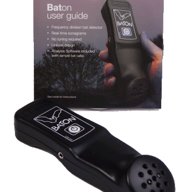 Batbox Baton with BatScan visualizer software