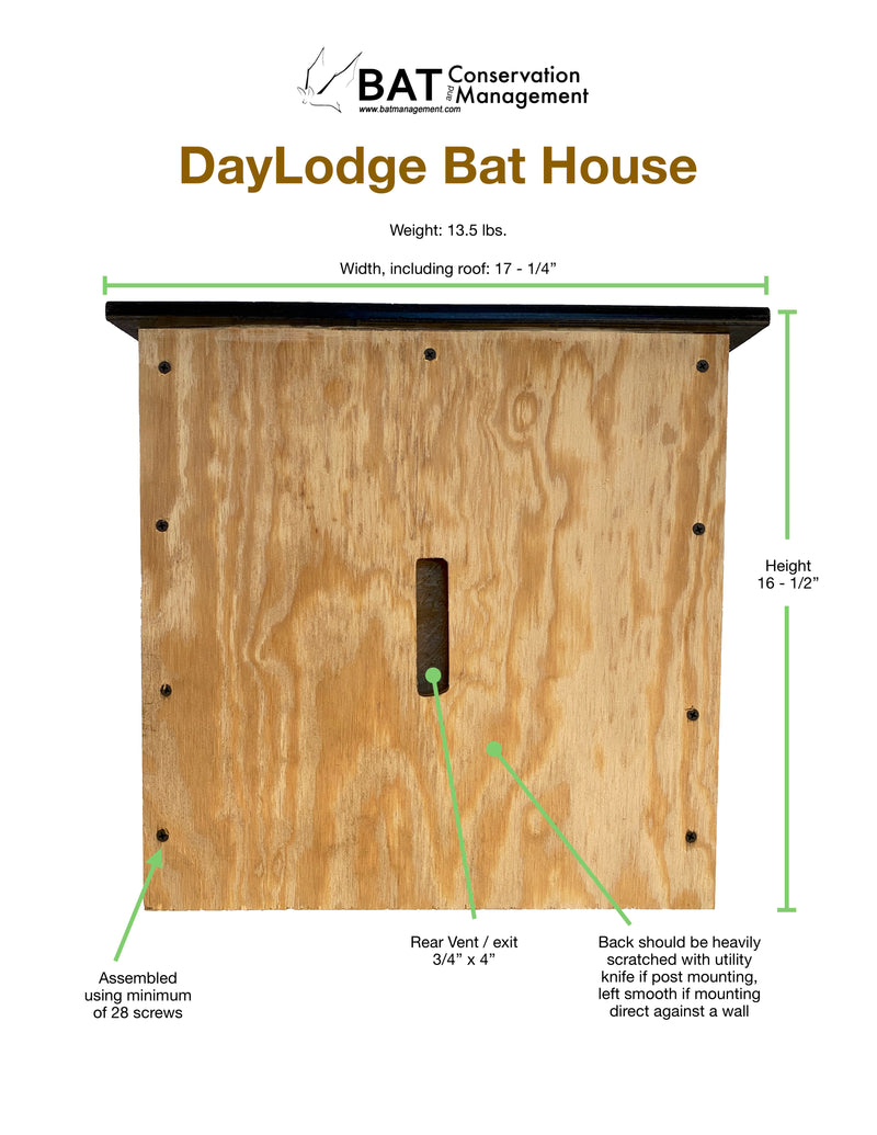 DayLodge - Triple Chamber, Plywood, Fully-Assembled