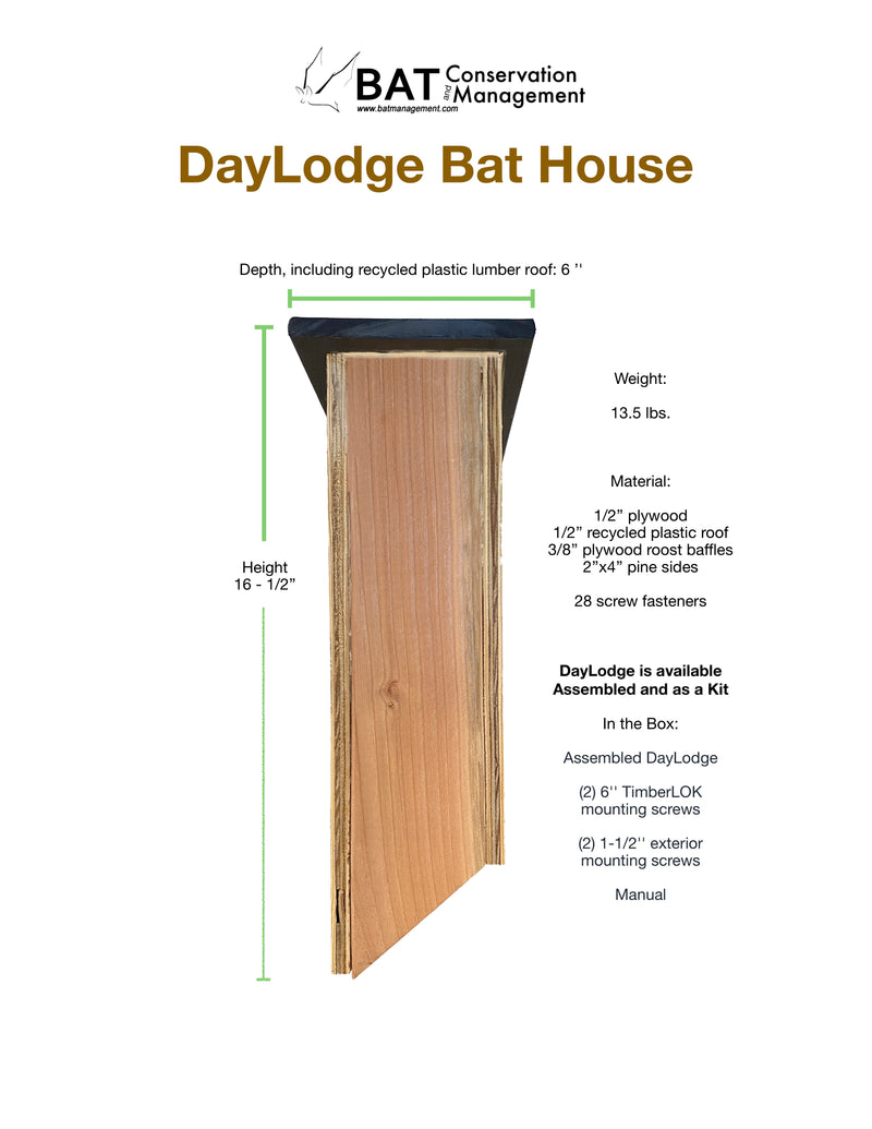 DayLodge - Triple Chamber, Plywood, Fully-Assembled