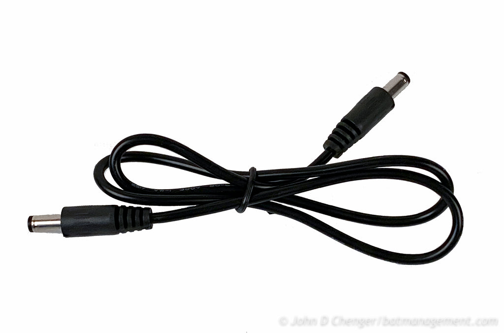 IRLamp6/IRLamp7 2.1mm male-to-male Power Cord, 24''