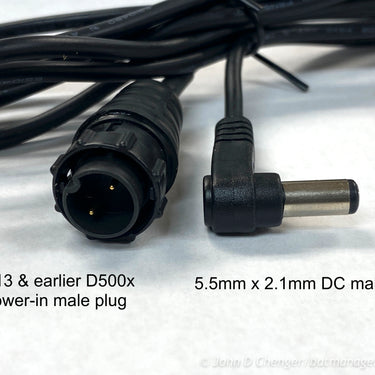 DC/Lith-ion to Petterson D500x Power Cable