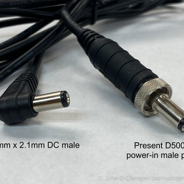 DC/Lith-ion to Petterson D500x Power Cable